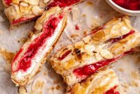 Flaky Cherry Cream Cheese Danish