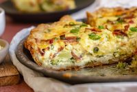 Savory Broccoli Bacon Quiche