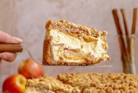 Streusel Apple Cheesecake