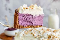 Luscious Ube Cheesecake