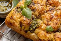 Aromatic Pesto Focaccia