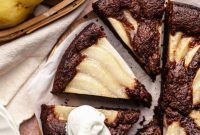 Pear-Kissed Chocolate Cake