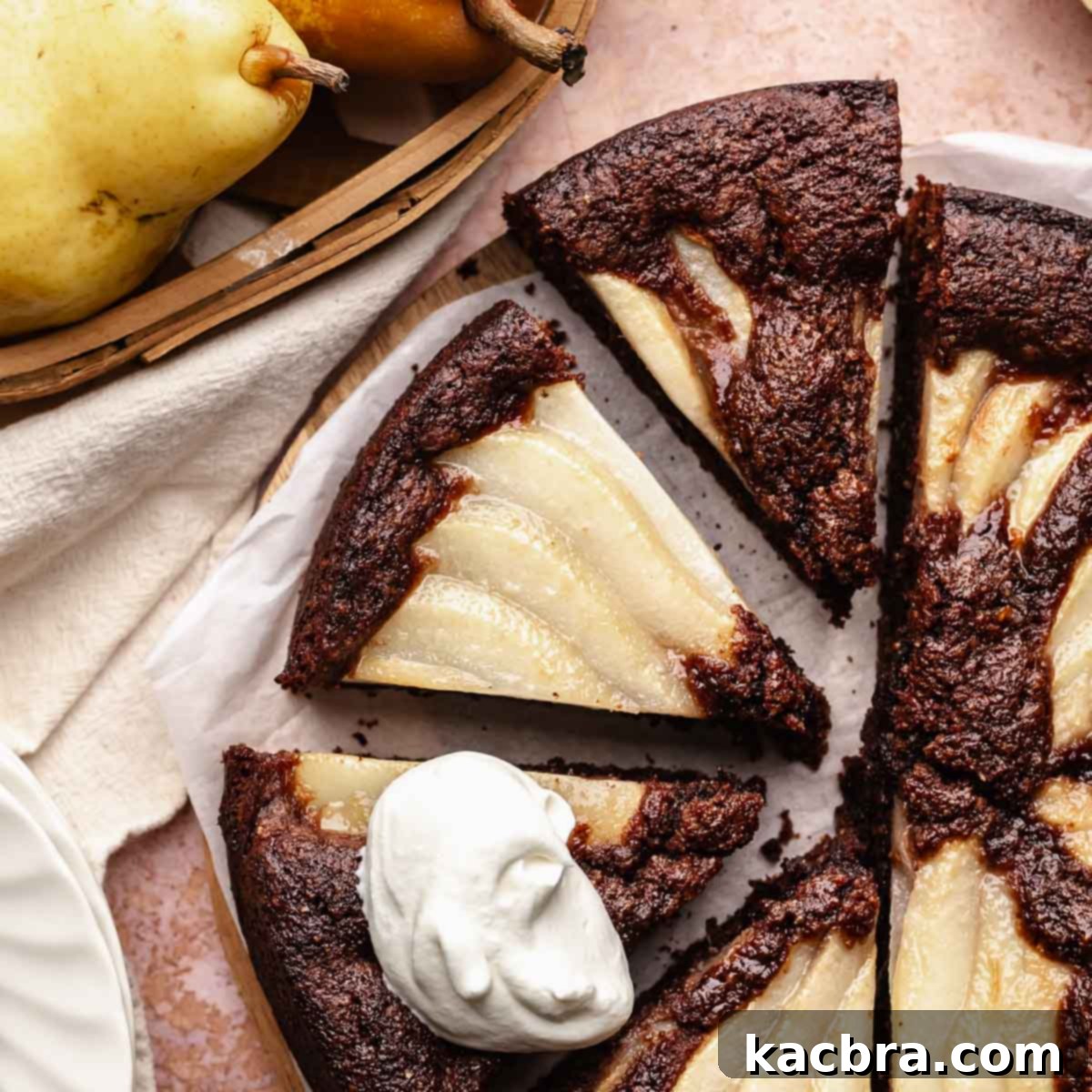 Pear-Kissed Chocolate Cake 1 featured 17796