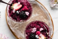 Wine-Kissed Berry Granita