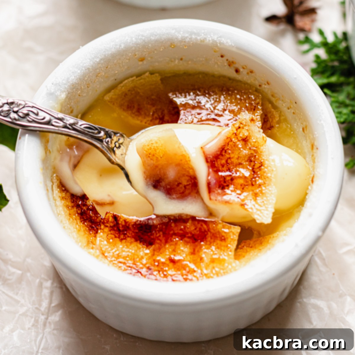 Spiced Eggnog Crème Brûlée 1 featured 3550