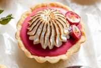 Vibrant Cranberry Curd Tartlets