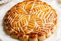 Flaky French King Cake with Homemade Rough Puff Pastry
