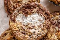 Gooey Peanut Butter Marshmallow Chocolate Cookies