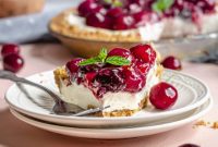 Effortless Cherry Cheesecake Delight