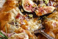 Gooey Baked Brie with Fig Compote