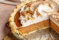 Spiced Apple Butter Pie Crowned with Cinnamon Cloud