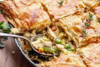 Golden Puff Turkey Pot Pie