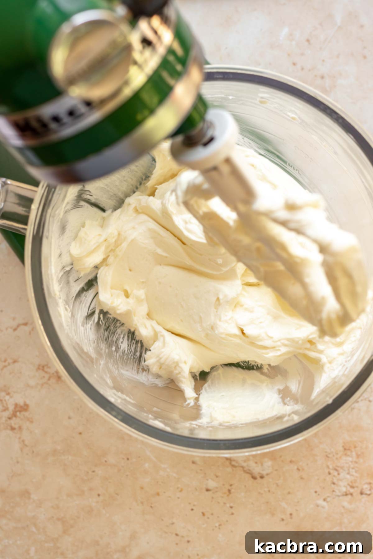 Sugar and cream cheese in a bowl.