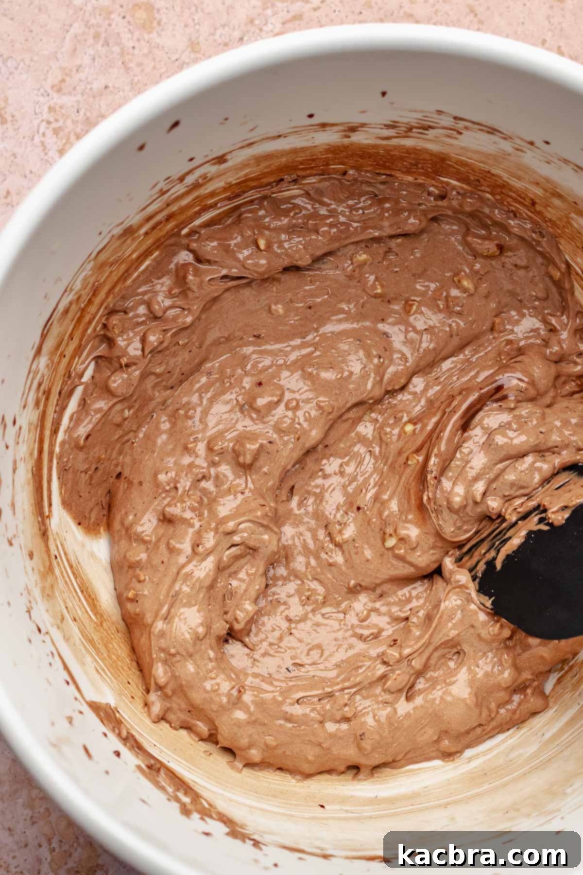 Nutella hazelnut filling in a bowl.