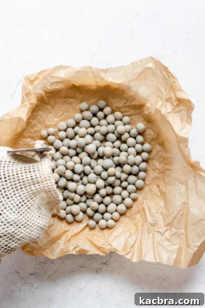 Lining tart shell with crumpled parchment paper