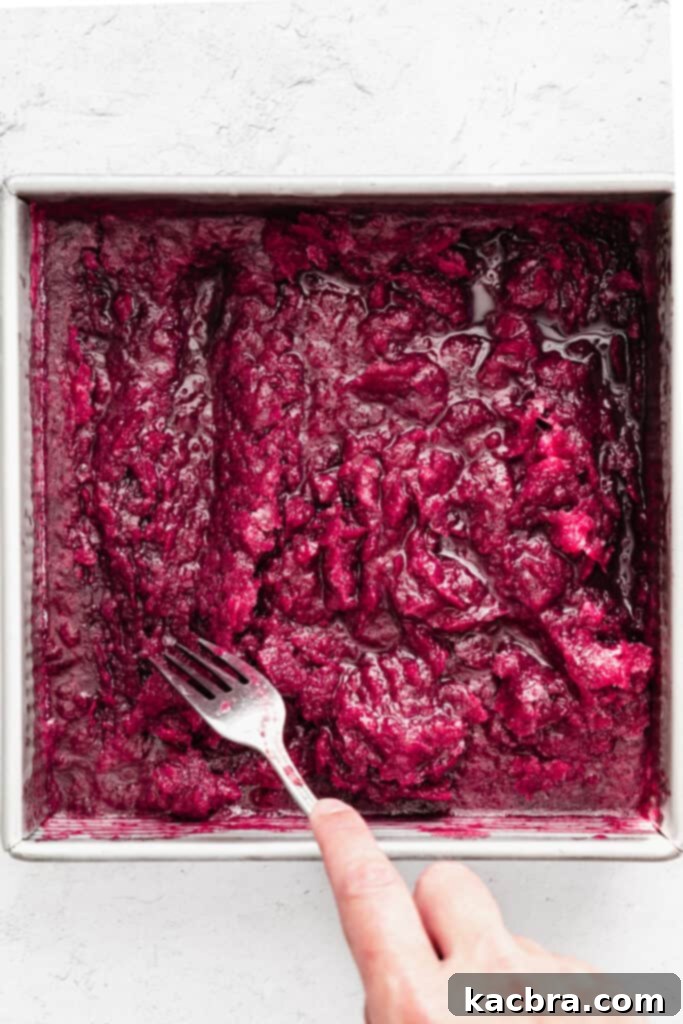 Scrape #6 of the granita, the liquid is almost gone.