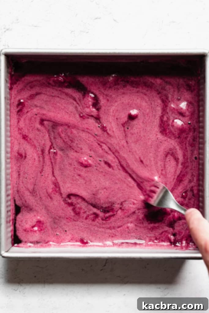 Scrape #1 of the granita