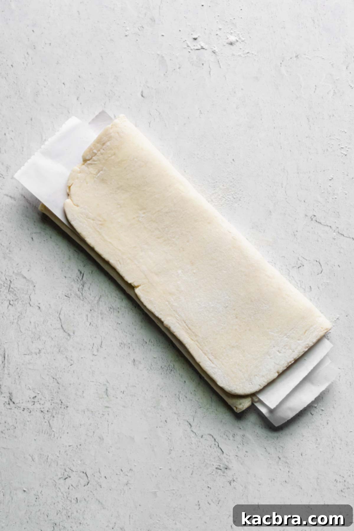 The final fold is closed and ready to be stored.