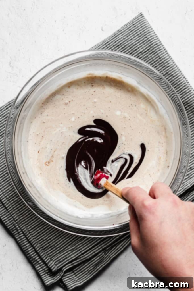 Finely chopped dark chocolate and espresso powder in a bowl.