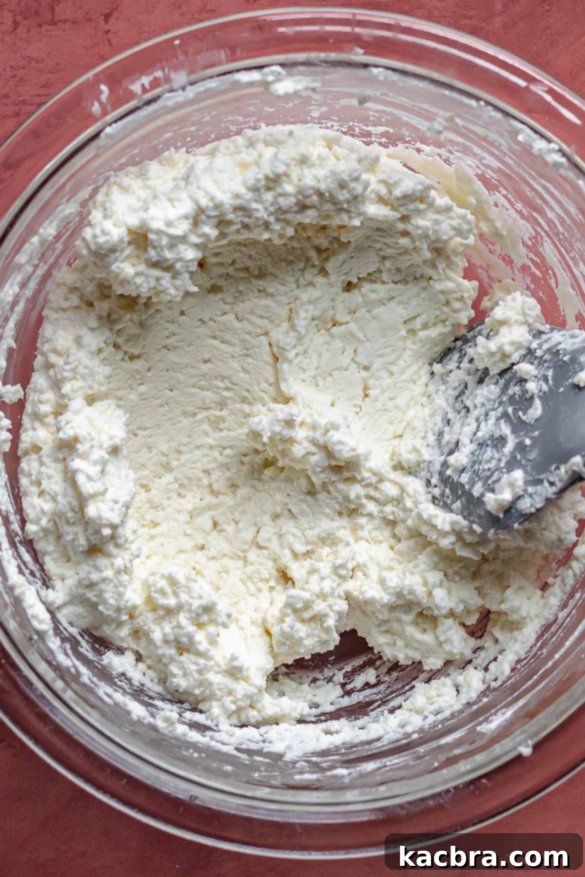 Rustic Tomato and Double Cheese Puff Pastry Tart 4 Blended feta and ricotta cheese mixture in a food processor.