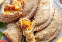 Golden Fried Peach Pockets