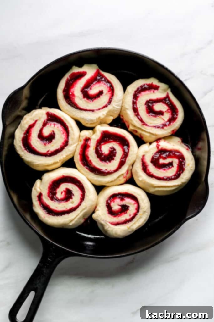 Image showing baked Cranberry Orange Rolls.